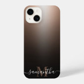 バラ金箔 iPhoneケース (裏面)