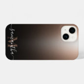 バラ金箔 iPhoneケース (裏面横)