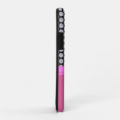 バラ金色のダイヤモンド柄と名前のカリグラフィー Case-Mate iPhoneケース (裏面/右)