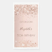 バラ金色の誕生日パーティー用コンフェティ (正面)
