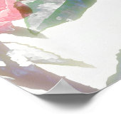 バラ開花イリュージョンアートポスター ポスター (角)