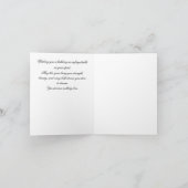 バラ開花-エレガント誕生日 招待状 (内部)