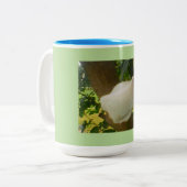 バラ開花 ツートーンマグカップ (正面左)