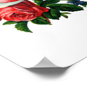 バラ開花 ポスター (角)