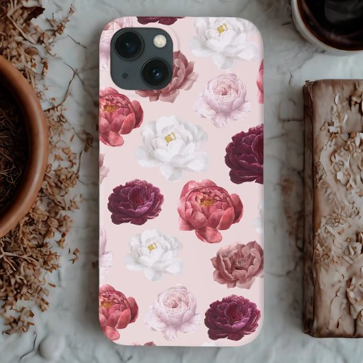 バラ開花iPhoneケース – エレガンスあなたの手 Case-Mate iPhoneケース