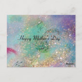 バラ間で眠るサンベリ葉ナ ポストカード (裏面)