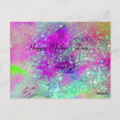 バラ間で眠るサンベリ葉ナ ポストカード (裏面)