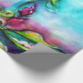 バラ間で眠るサンベリ葉ナ ラッピングペーパー (角)