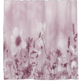 バラ陰影野生の花 シャワーカーテン (正面)