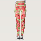 バラ離れ花柄 レギンス (正面)