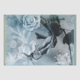 バラ青陰影 薄葉紙