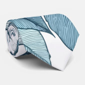 バラ青 ネクタイ (ロール)