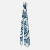 バラ青 ネクタイ (裏面)