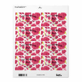 バラ香り石鹸ビジネスアートラベル ラベル (フルシート)