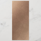 バラ魅力的ヴィンテージほこりっぽいピンクフローラディナー メニュー (裏面)