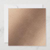 バラ魅力的ヴィンテージほこりっぽいピンク婚約パーティ 招待状 (裏面)