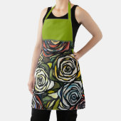 バラ鮮やかエプロン エプロン (インサイチュ)