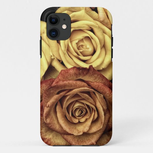 バラ黄と赤 Case-Mate iPhoneケース (裏面)