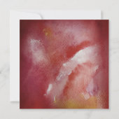 バラ黄色の水彩私の花嫁のメイドになる 招待状 (裏面)