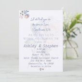 バラ1コリント結婚式招待状 招待状 (スタンド正面)