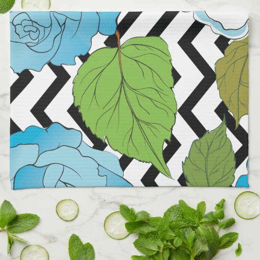 バラ13 キッチンタオル (折り畳み)