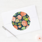 バラ15 ラウンドシール (封筒)