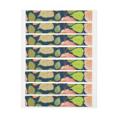 バラ15 ラップアラウンド宛名ラベル (シート)