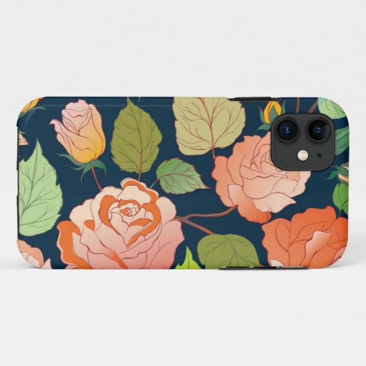 バラ15 Case-Mate iPhoneケース (裏面(横))