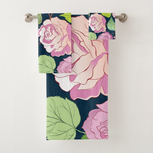 バラ16 バスタオルセット (インサイチュ)