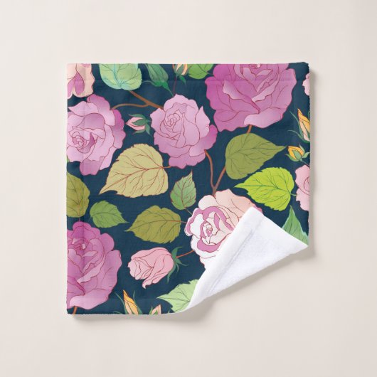 バラ16 バスタオルセット (ウォッシュタオル)