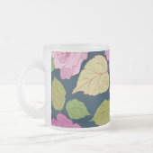 バラ16 フロストグラスマグカップ (左)