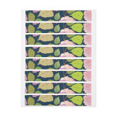 バラ16 ラップアラウンド宛名ラベル (シート)