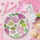 バラ17 ペーパープレート (パーティー)