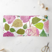 バラ17 三つ折りクリスマスカード (内部)