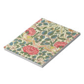 バラ1883ウィリアム・モリス ノートパッド (回転)