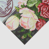 バラ1899年アンティークプリントティッシュペーパー 薄葉紙 (詳細)