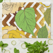 バラ1 キッチンタオル (折り畳み)