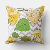 バラ1 クッション (正面)