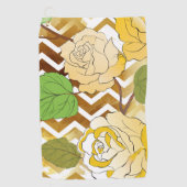 バラ1 ゴルフタオル (正面)