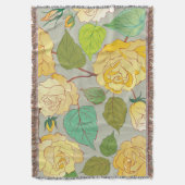 バラ1 スローブランケット (正面縦)