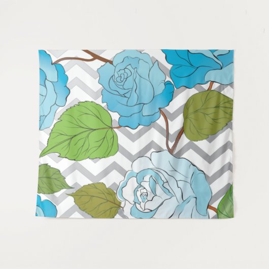 バラ1 タペストリー (正面(横))