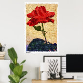 バラ1 ポスター (ホームオフィス)