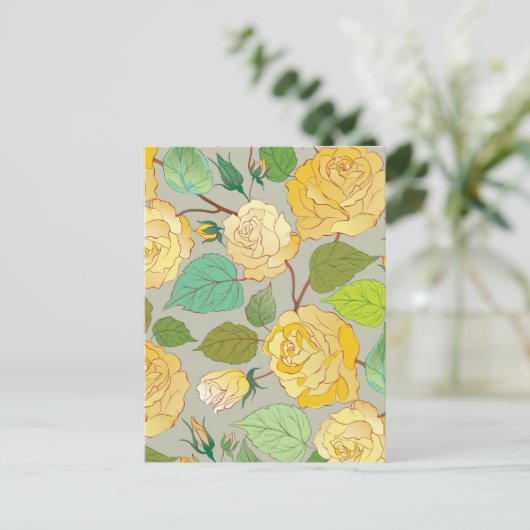 バラ1 ポストカード (スタンド正面)