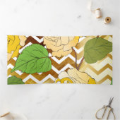 バラ1 三つ折りクリスマスカード (内部)