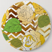 バラ1 缶バッジ (正面)