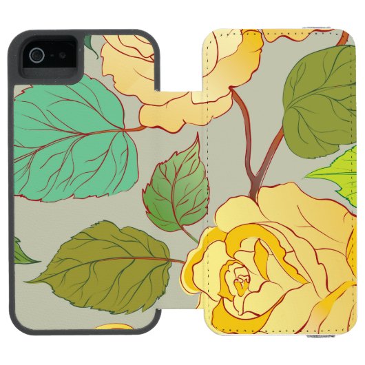 バラ1 INCIPIO iPhoneウォレットケース (フォリオ Open)