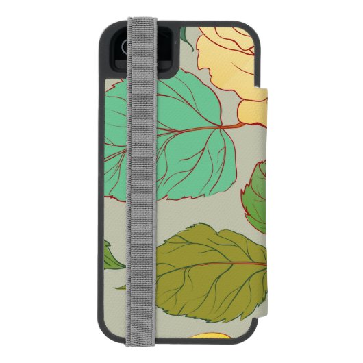 バラ1 INCIPIO iPhoneウォレットケース (フォリオ裏面)