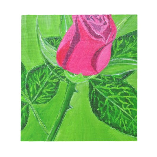 バラ1a ノートパッド (正面)