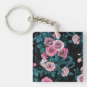 バラ2で非表示 キーホルダー (正面)