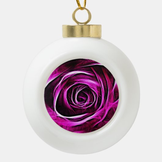 バラ2014-1101 セラミックボールオーナメント (正面)